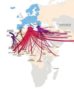 Germania pierde primul loc în Europa la cererile de azil pentru prima dată după 2015
