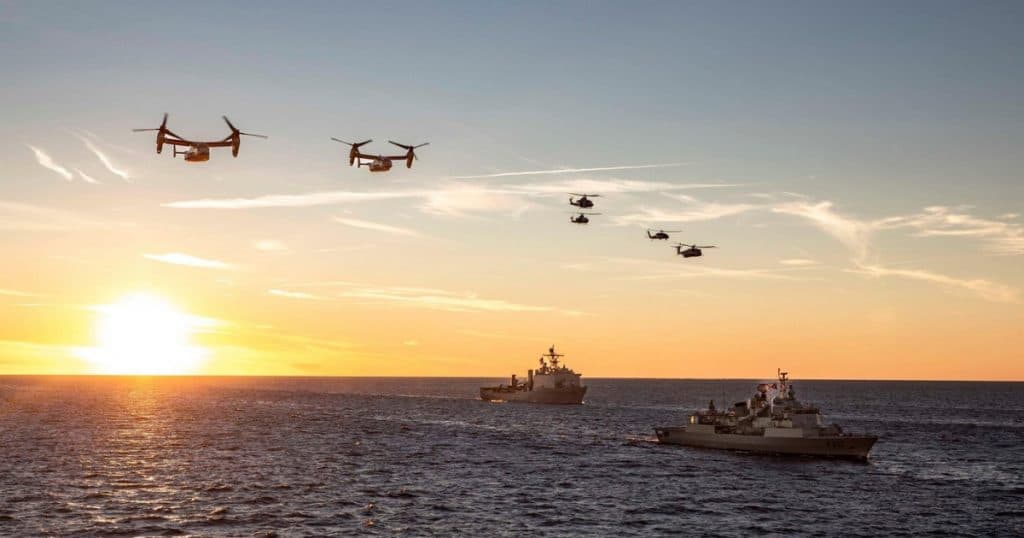 NATO desfășoară 10 nave în Marea Baltică pentru a proteja cablurile submarine și a preveni orice tentativă de sabotaj.