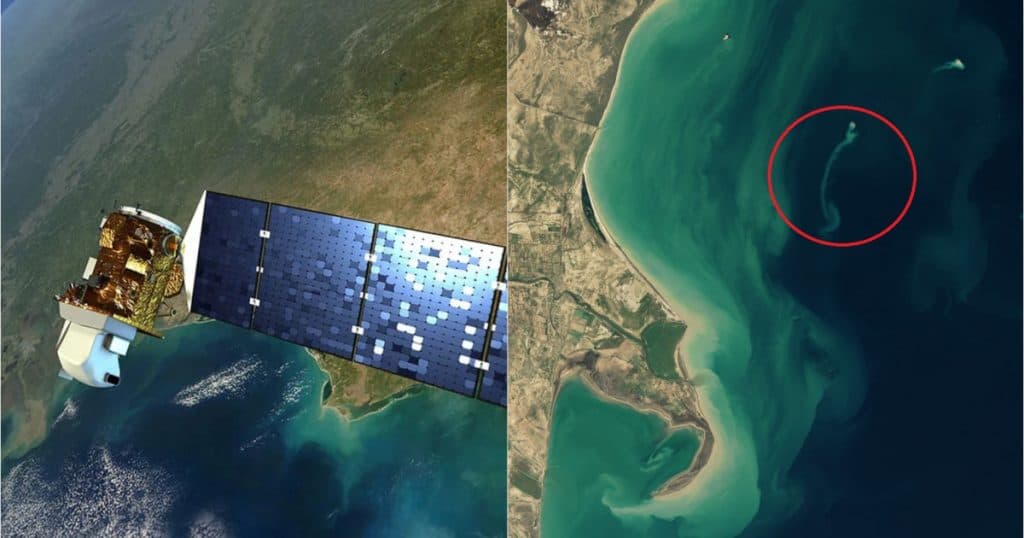 O „insulă fantomă” a apărut peste noapte în Marea Caspică. Imaginile din satelit arată cum este pe cale să dispară din nou.
