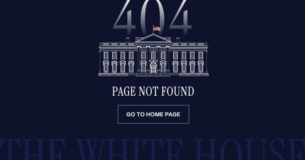 Site-ul în limba spaniolă al Casei Albe a fost închis brusc, la o zi după ce Trump a fost instalat la Casa Albă.