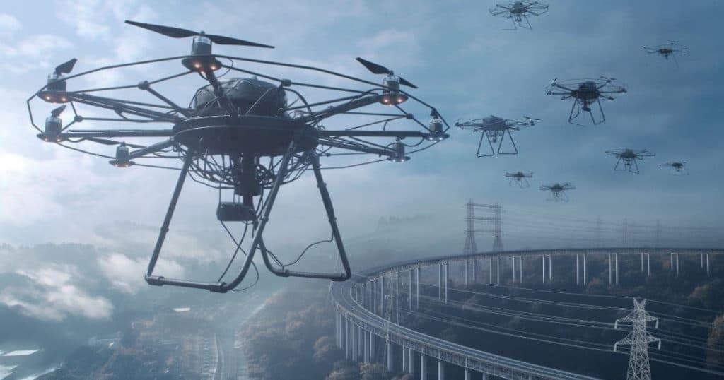 Suedia avansează utilizarea dronelor în conflict militar. Cum va opera „roiul de drone”