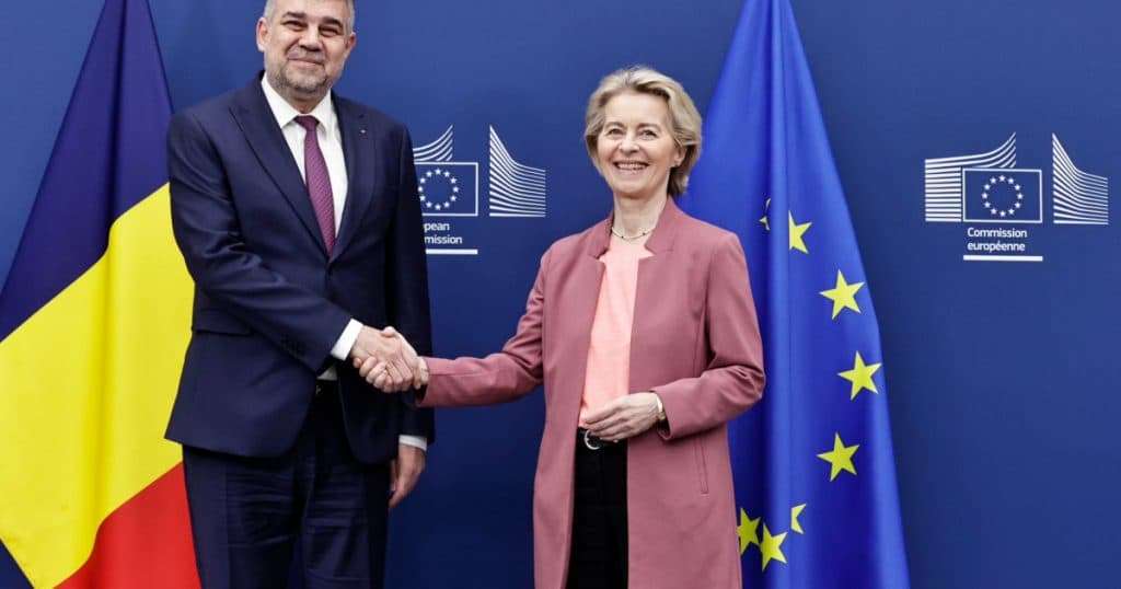 Ciolacu a purtat discuții cu Ursula von der Leyen privind accelerarea PNRR și „securitatea” alegerilor. „România trebuie să fie la masă”