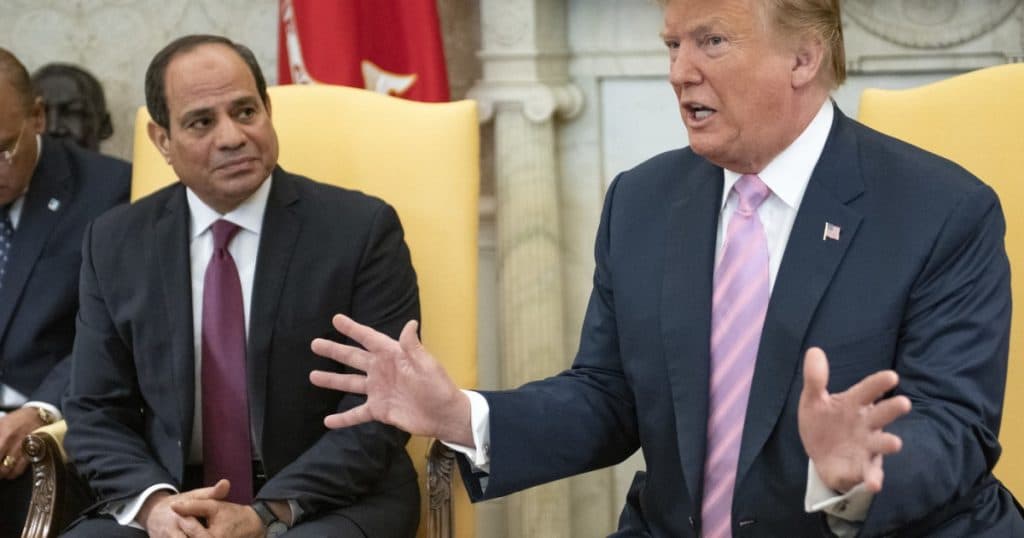 Președintele Egiptului i-a transmis lui Trump că lumea „se bazează pe el” pentru un acord de pace „durabil” între Israel și palestinieni.