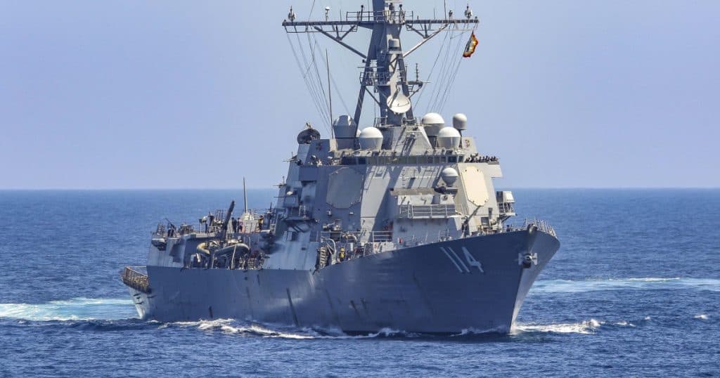 Navele de război americane care au traversat Strâmtoarea Taiwan de la învestirea lui Trump provoacă furia Chinei.