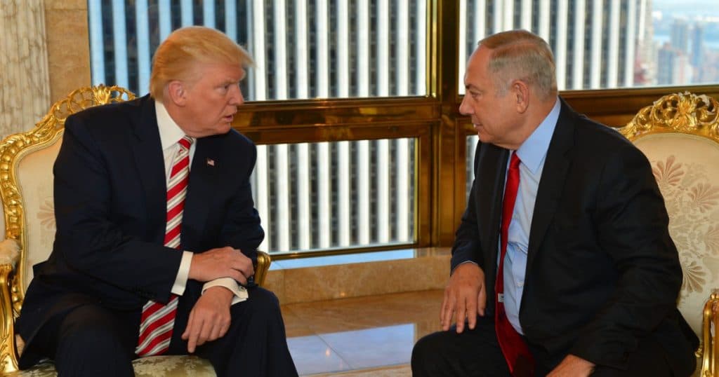 Primul lider mondial care se întâlnește oficial cu președintele SUA. Netanyahu are o întâlnire cu Trump, marți, la Washington.