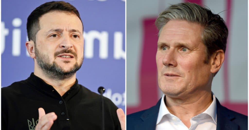 Premierul britanic îi comunică lui Zelenski că Ucraina se află pe o „cale ireversibilă” către aderarea la NATO, într-un apel.