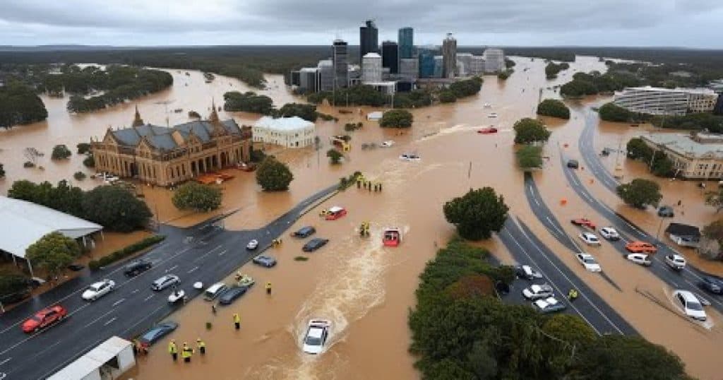 Australia se confruntă cu inundații devastatoare. O persoană a decedat, iar mii au fost evacuate.
