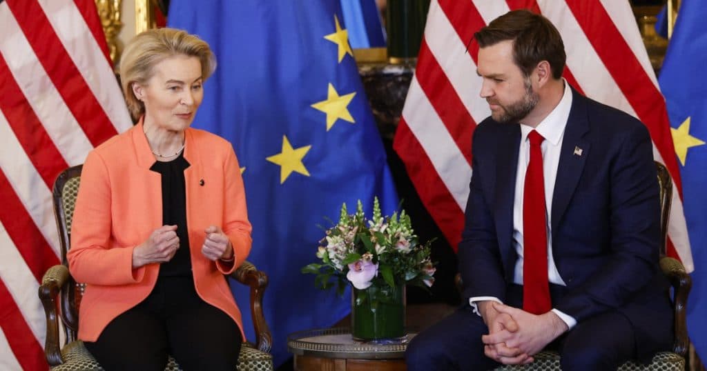 Confruntare SUA-UE la Summitul AI de la Paris. Ce mesaje au transmis Ursula von der Leyen și J.D. Vance.
