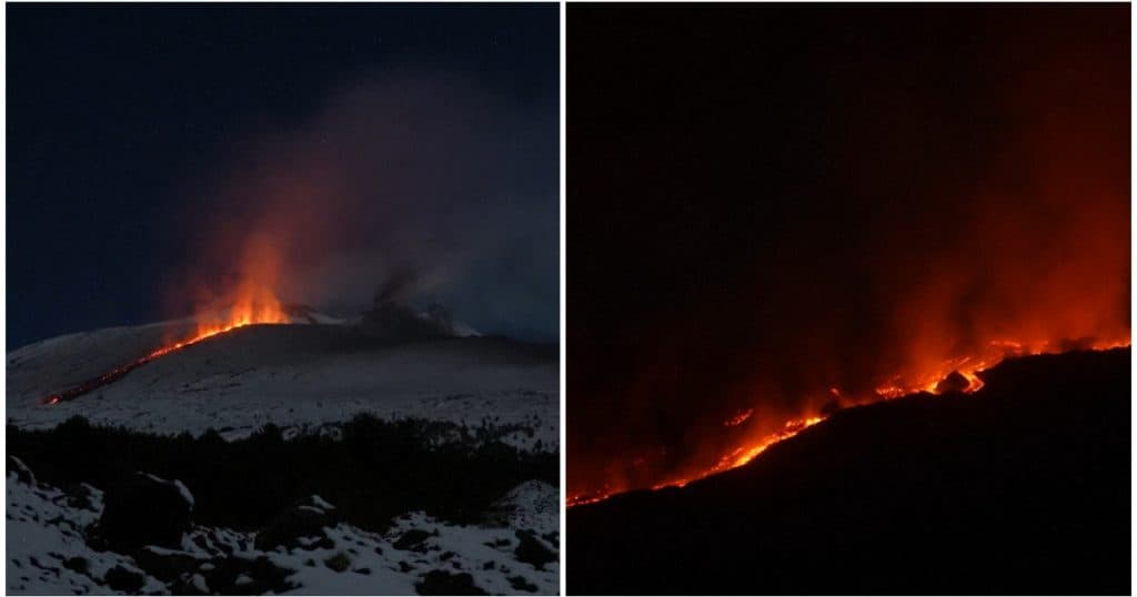 Etna, cel mai vechi vulcan din Europa, erupe din nou. Imagini spectaculoase cu munții de cenușă și lavă.