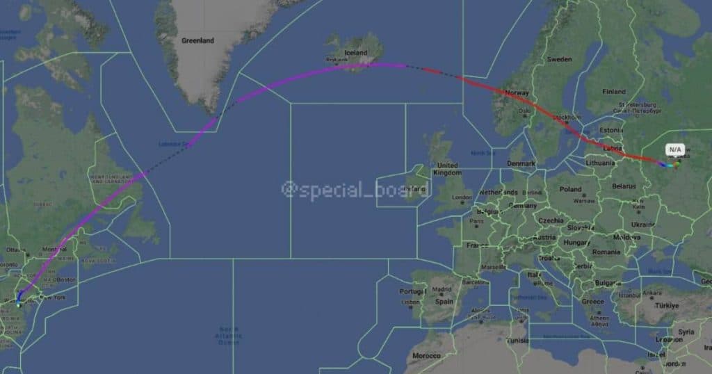 Zbor misterios de la Washington la Moscova, detectat marți pe radar. Ce afirmă Rusia.