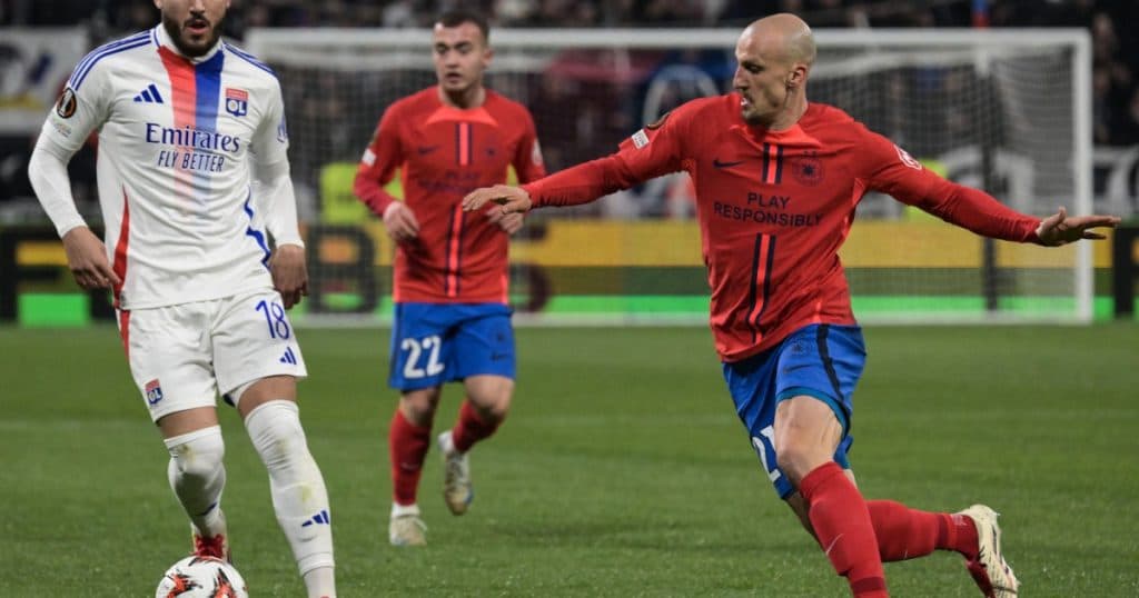 FCSB a fost eliminată din Europa League de echipa Olympique Lyon.