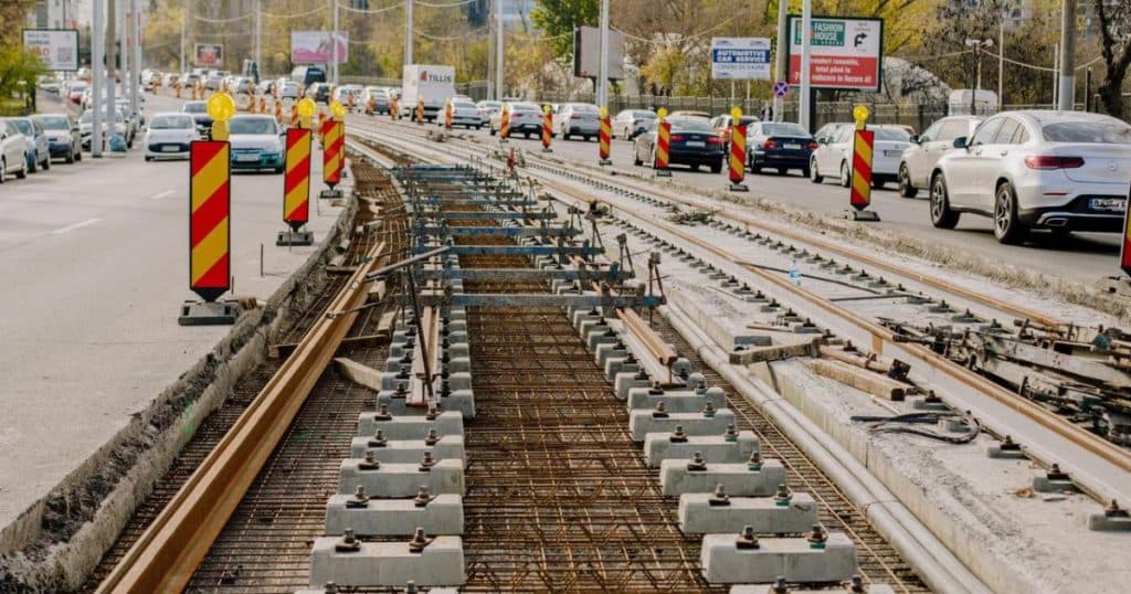 Încep lucrările de modernizare a liniei de tramvai pe Bulevardul Expoziției și străzile învecinate din București.