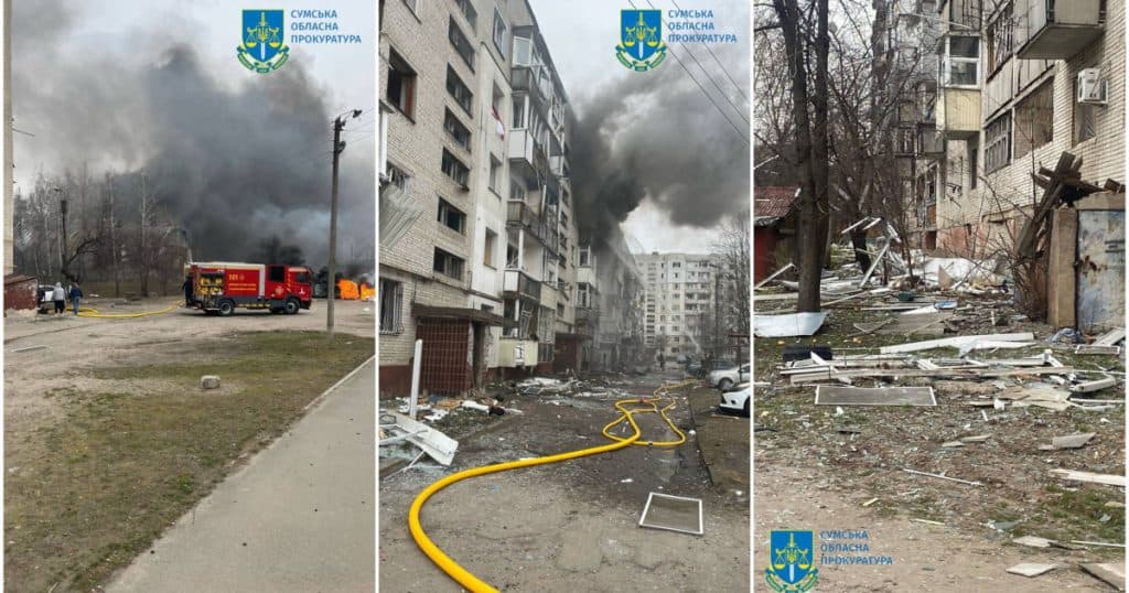 Război în Ucraina. Atac rusesc în Sumî: 65 de răniți, inclusiv 14 copii.