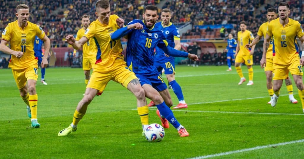 România – Bosnia 0-1. Ianis Hagi: „Ei au avut o ocazie, au marcat. Noi am avut șapte, n-am reușit”. Drăguș, dezamăgit că nu a înscris.