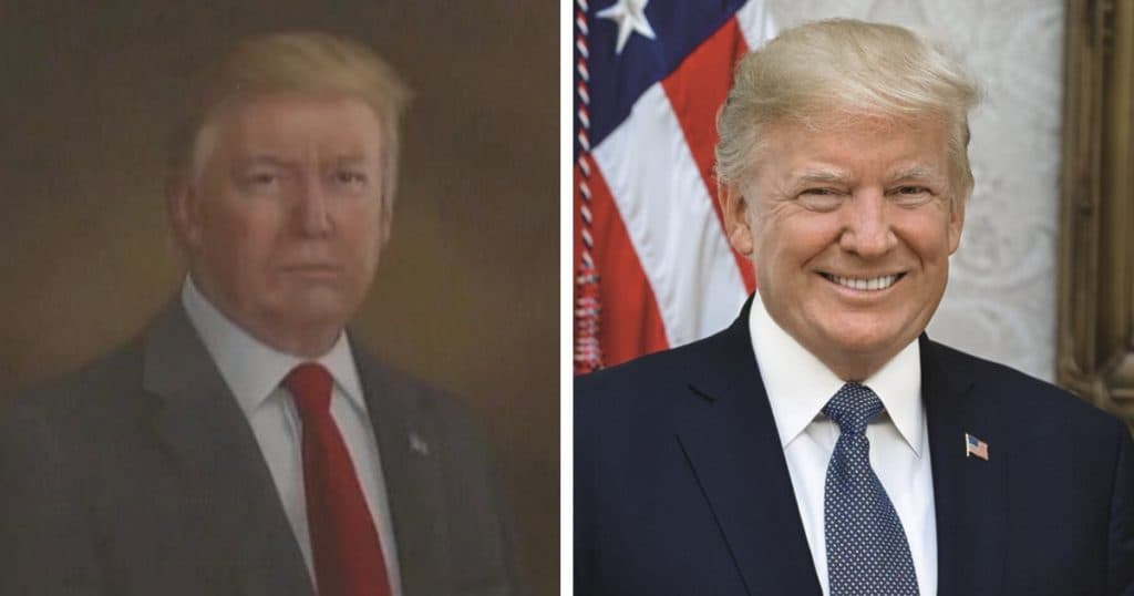 Trump, furios că portretul său expus în Congresul din Colorado nu îi semănă: „Obama arată minunat”