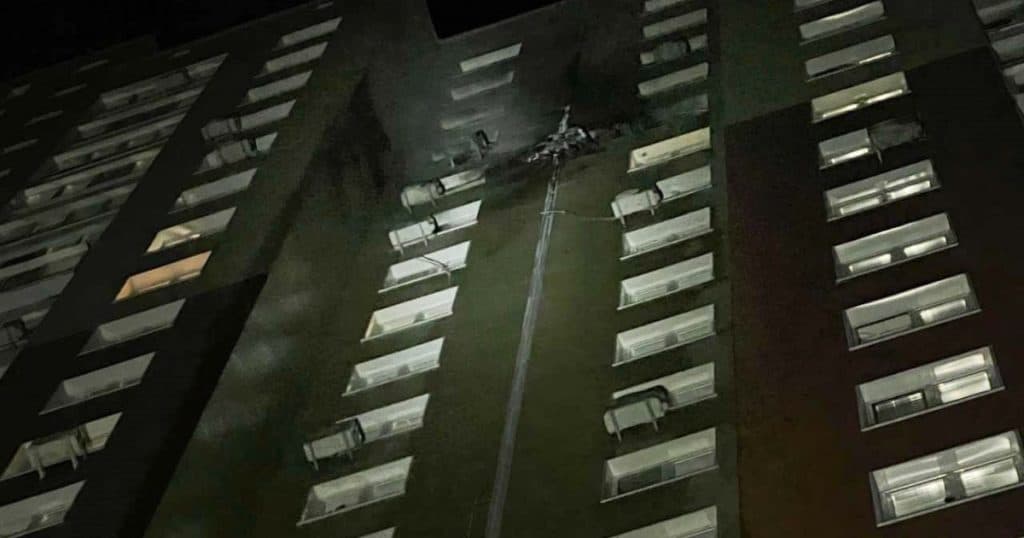Kievul a fost atacat cu drone rusești în noaptea trecută. Cel puțin șapte persoane au fost rănite.