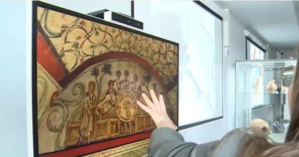 Monument unic descoperit în Constanța, reintegrat în circuitul turistic după 37 de ani. Cum arată mormântul pictat Hypogeu