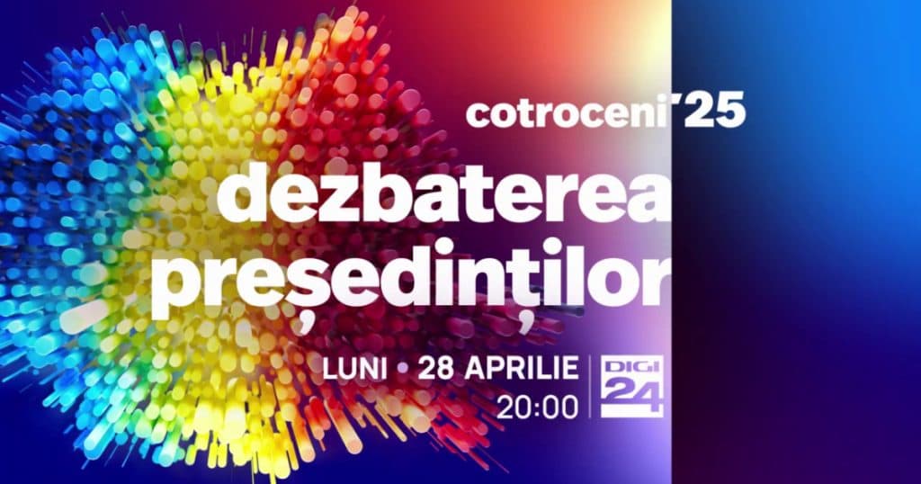 Dezbatere electorală pe 28 aprilie la Digi24. Ce candidați la președinție și-au confirmat prezența