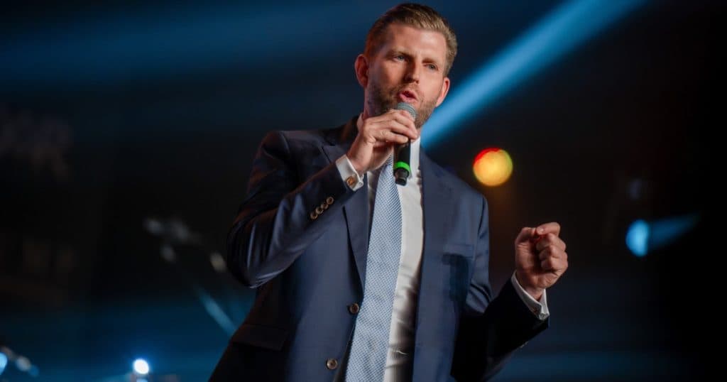 Eric Trump condamnă sever sistemul bancar: SWIFT reprezintă un dezastru total. Totul poate fi realizat mai eficient pe blockchain.