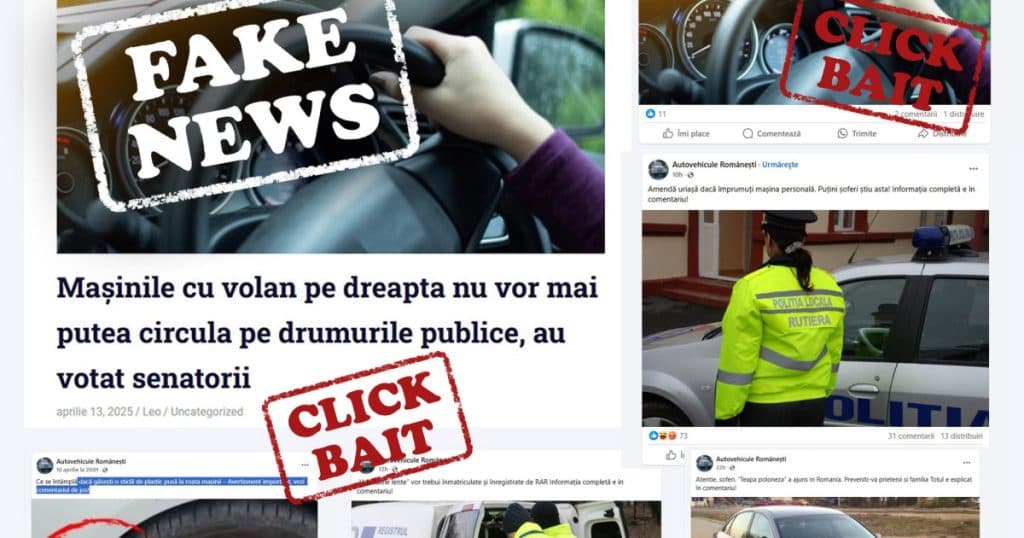 Dezinformare în rândul șoferilor. RAR: Recent, au apărut postări care au scopul de a crea panică în rândul proprietarilor de automobile.