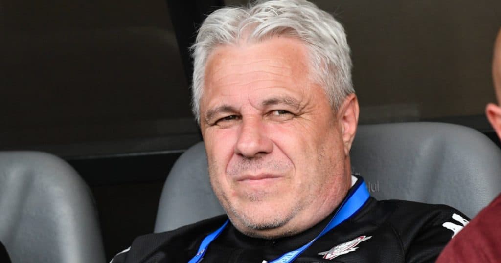 Marius Şumudică a declarat că demisionează în faţa suporterilor rapidişti după confruntarea cu Hermannstadt.