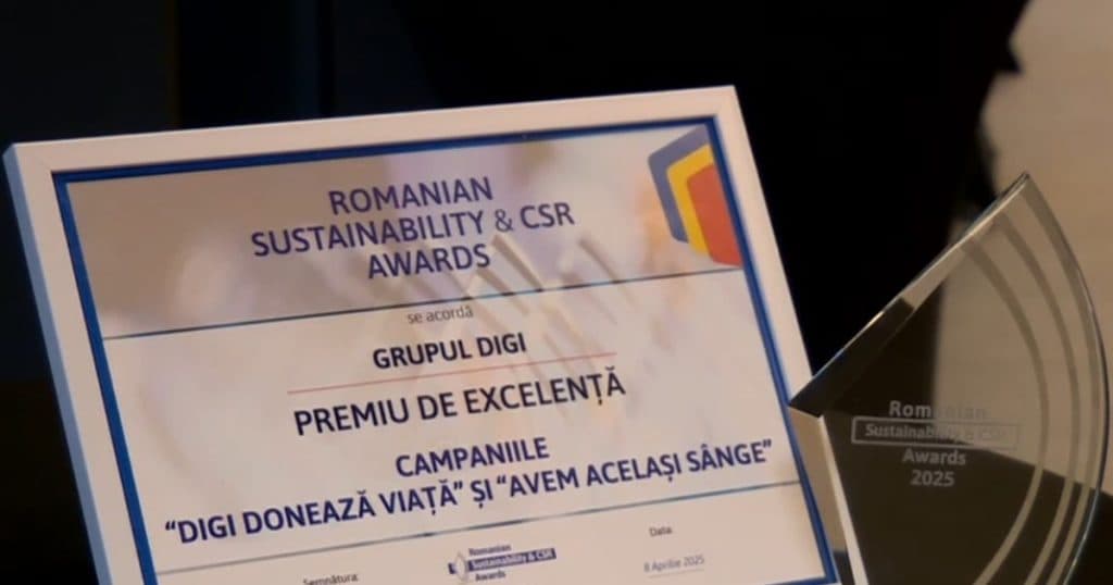 Campaniile „DIGI donează viață” și „Avem același sânge” au primit premii.