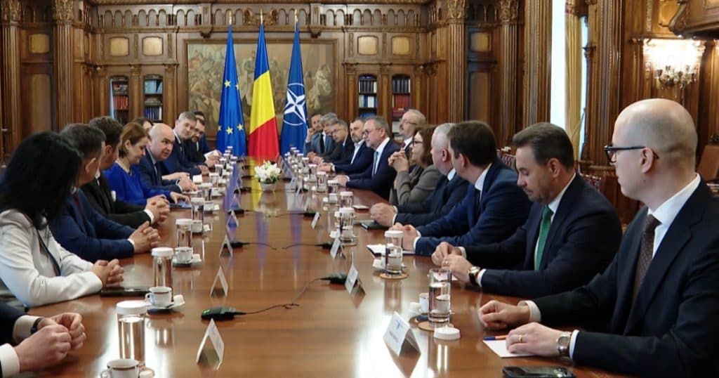 Ilie Bolojan, întâlnire cu eurodeputații români. Discuții pe tema priorităților României în Parlamentul European.