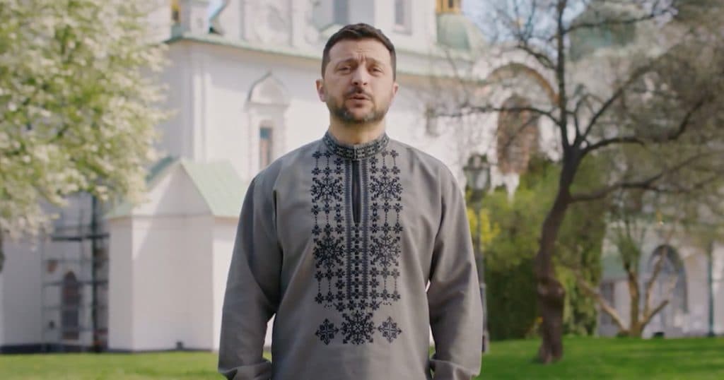 Mesajul de Paște al lui Volodimir Zelenski, evreu, pentru ucrainenii creștini: Va veni ziua vieții. Ziua păcii. Ziua Ucrainei.