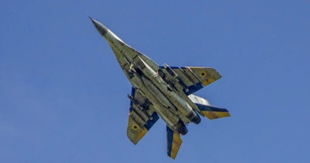 Momentul în care un avion ucrainean MiG-29 doboară o dronă rusească în zbor. „Am simțit bucurie pură”