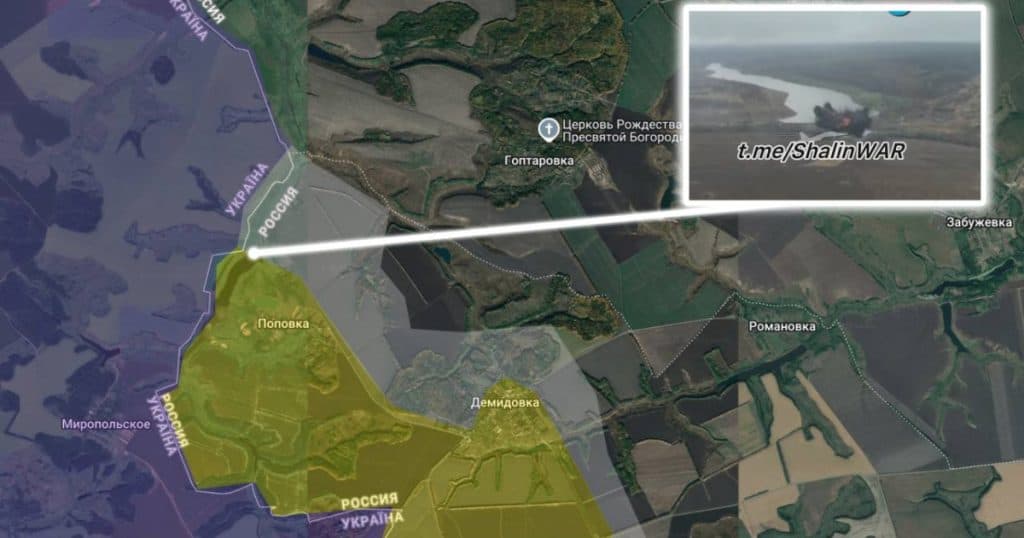 Soldații lui Putin au bombardat un baraj pentru a împiedica avansul trupelor ucrainene în regiunea rusă Belgorod, dar au ratat ținta.