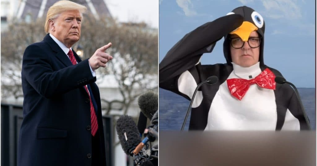 Tarifele impuse de Trump unui teritoriu populat exclusiv de pinguini au generat glume pe internet: „Suntem păsări în smoching. Nu mai trăncăni”