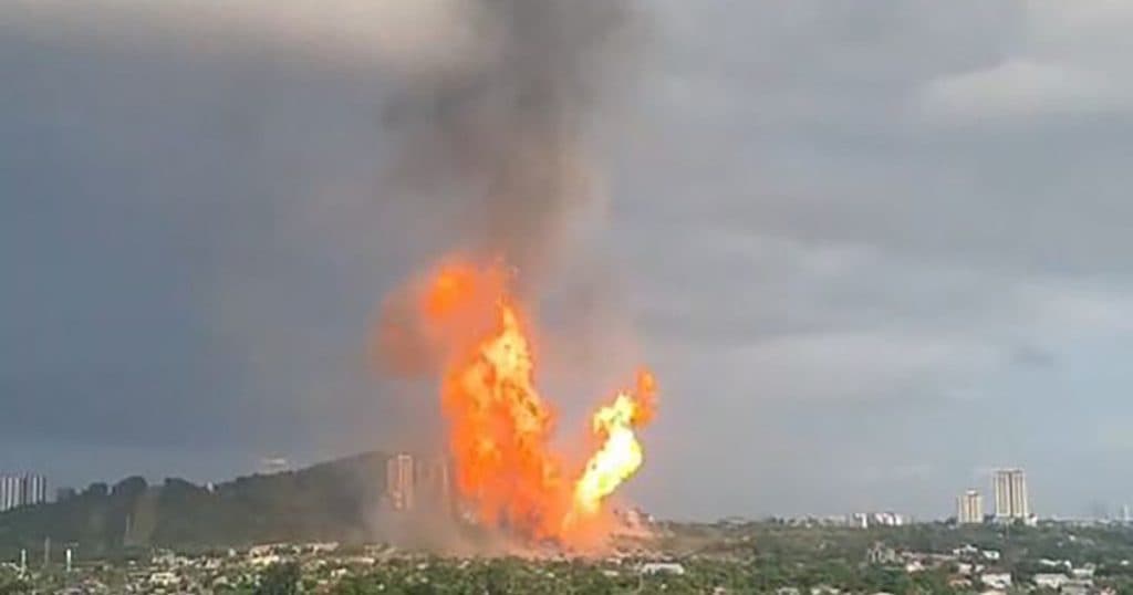Incendiu masiv în Malaysia, provocat de explozia unei conducte de gaze în Kuala Lumpur