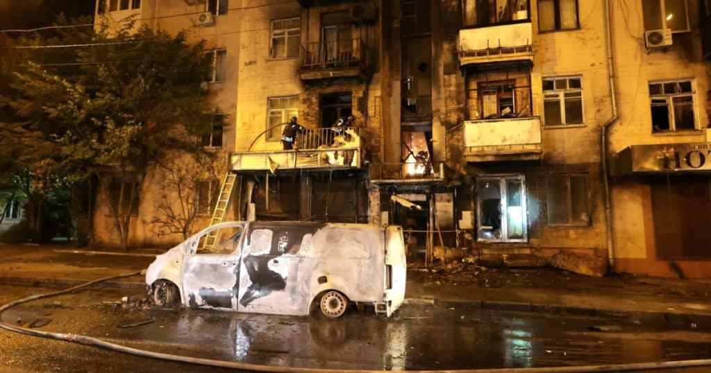 Atac masiv cu drone în Harkov, 47 de persoane rănite. Zelenski: „Rusia atacă atunci când ucrainenii își culcă copiii.”