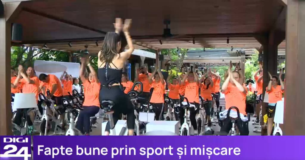 Campania „Ține pasul cu tine” – pedalare pentru fapte bune