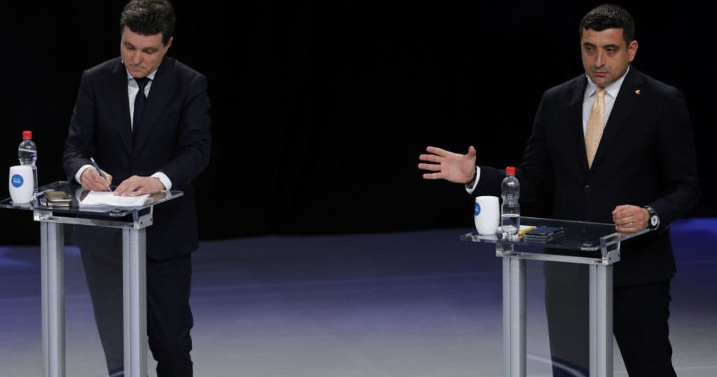 Discuție între Nicușor Dan și George Simion. Opiniile celor doi candidați privind relația României cu SUA, NATO și UE.