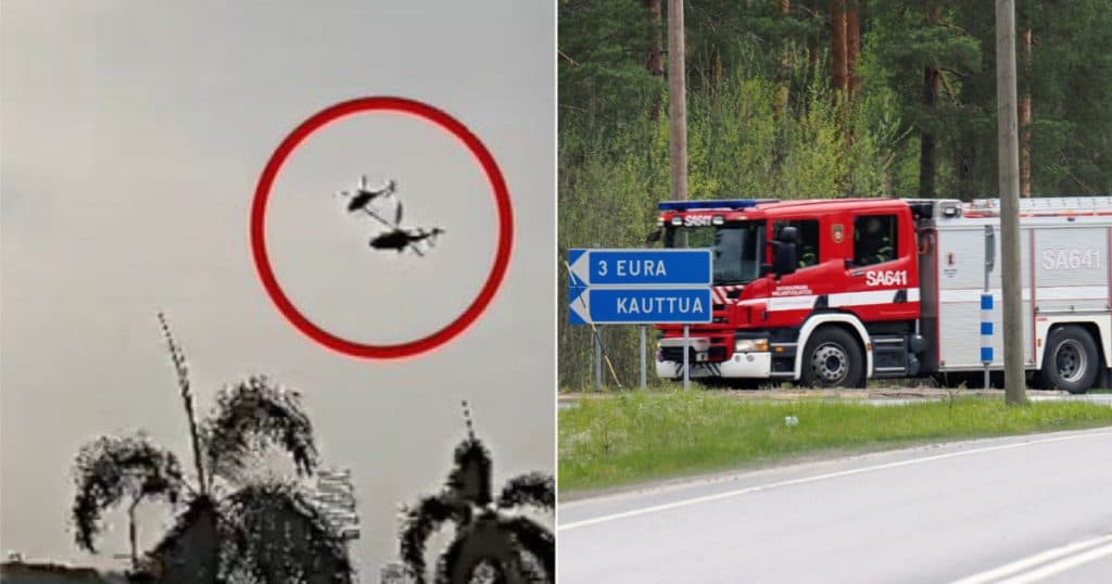 Coliziune în aer între două elicoptere în Finlanda: toți pasagerii au decedat. Victimele erau antreprenori din Estonia.
