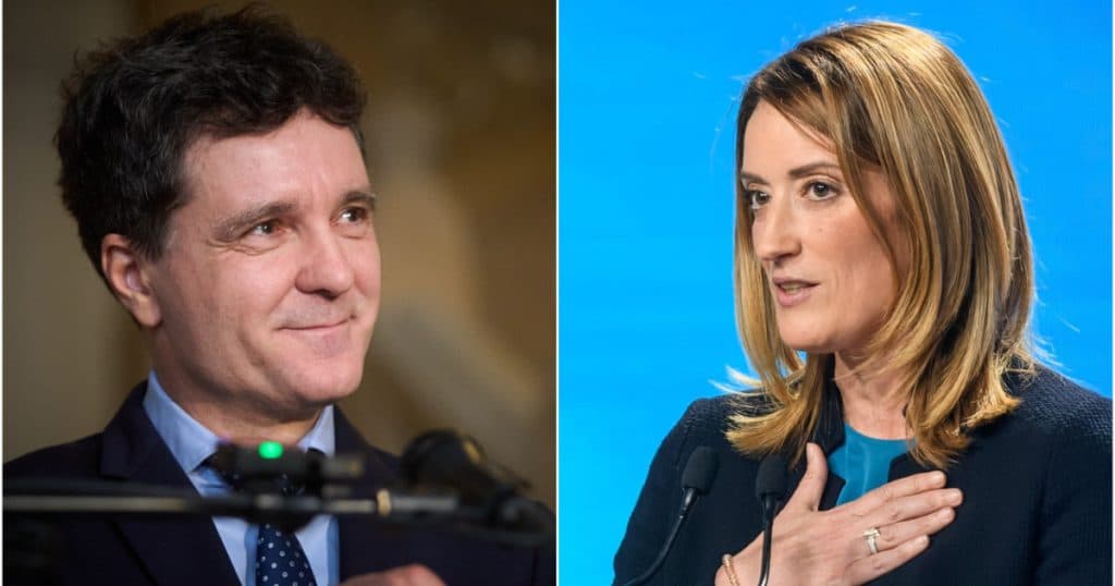 Prima întâlnire a lui Nicușor Dan cu președinta PE, Roberta Metsola: „Împreună pentru Europa. Împreună pentru România”