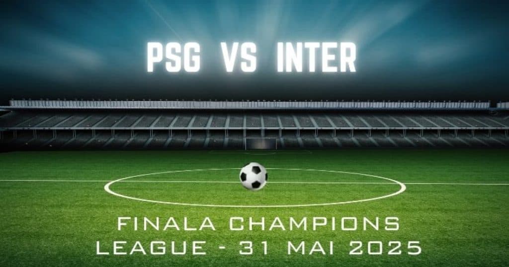 Tot ce trebuie să știi despre finala Champions League: PSG vs Inter Milano – detalii despre locație, dată, echipe, favoriți și cote