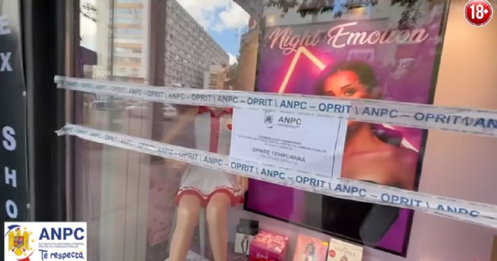 ANPC a efectuat controale la mai multe sex-shop-uri din Bucureşti, aplicând amenzi de aproape un milion de lei. Principalele nereguli constatate.