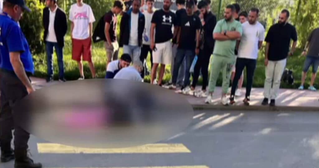 Caz șocant lângă Capitală: Femeie însărcinată, împușcată pe stradă de fostul iubit, în stare critică.