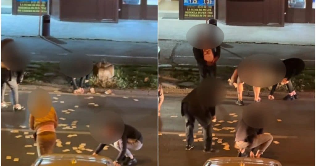 Incident neobișnuit în Timișoara: o femeie a aruncat 13.000 de euro în mijlocul străzii. Care este motivul acestui gest?