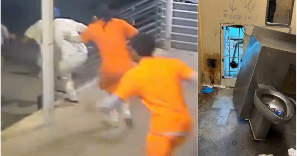 Alertă în SUA: 10 deținuți au evadat din închisoare prin spatele unei toalete, surprinși de camerele de supraveghere