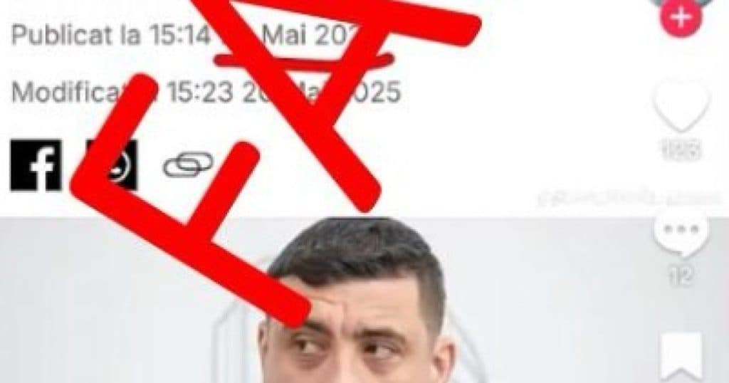 Avertisment al MAI: Clipuri false pe TikTok care îl prezintă câștigător pe unul dintre candidați.