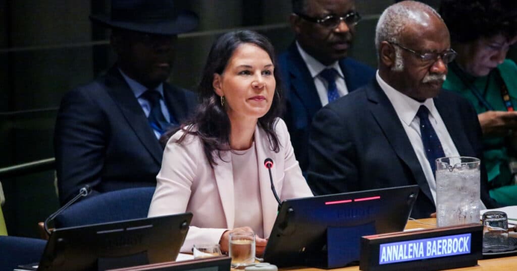 Annalena Baerbock, aleasă președintă a Adunării Generale a ONU. Rusia a solicitat vot secret.