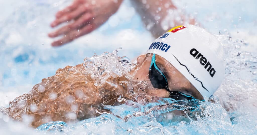 David Popovici a obținut cel mai bun timp pentru a se califica în finala de la 200 m liber la Campionatul European de înot Under-23 din Slovacia.