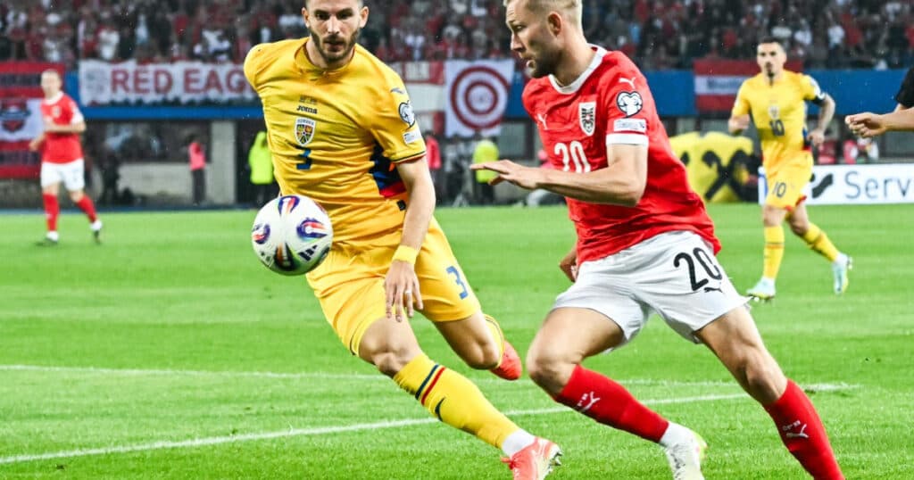 Meciul Austria – România din preliminariile CM 2026, grupa H, a început. Care sunt echipele de start?