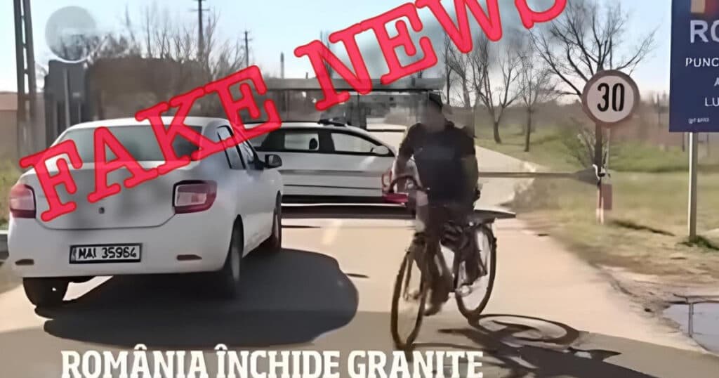 MAI atrage atenția asupra unei știri false: Informații neadevărate circulă pe rețelele sociale privind închiderea granițelor României.