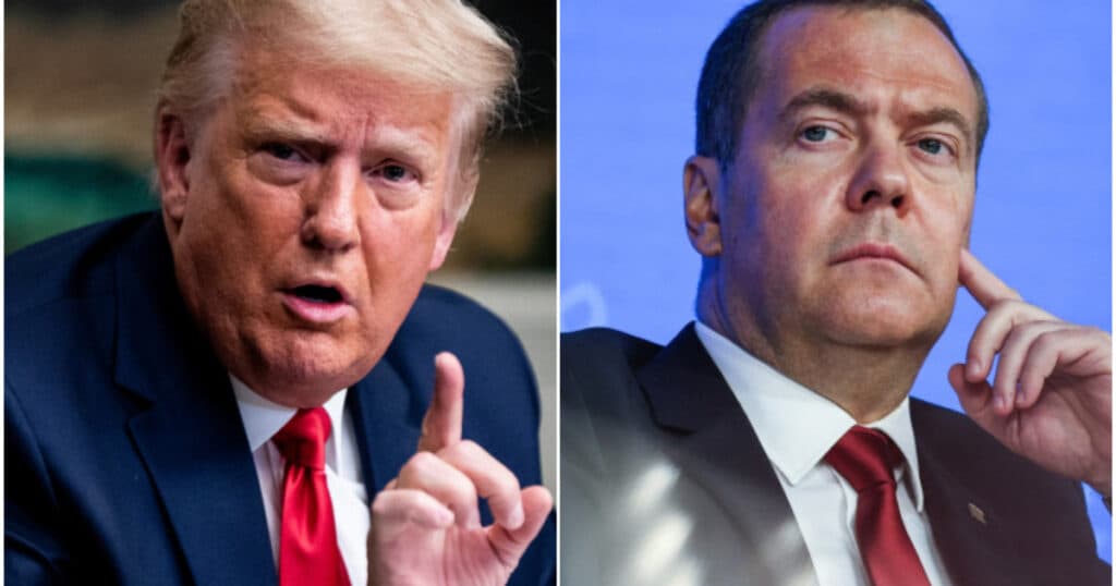 Reacția vehementă a lui Trump după ce Medvedev a declarat că Iranul ar putea obține arme nucleare: „Chiar a spus asta sau e doar imaginația mea?”