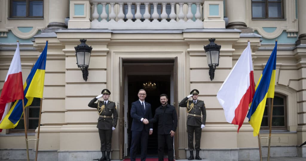 Andrzej Duda a fost decorat de Volodimir Zelenski în cadrul ultimei vizite a președintelui polonez în Ucraina.