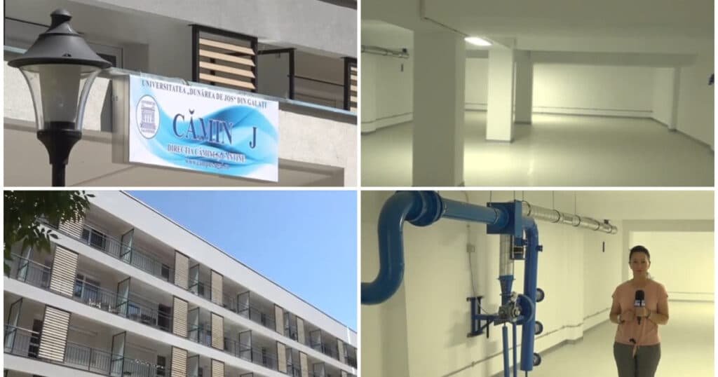 Cămin studențesc nou, cu adăpost subteran. Cum se prezintă buncărul ce poate găzdui 100 de persoane.